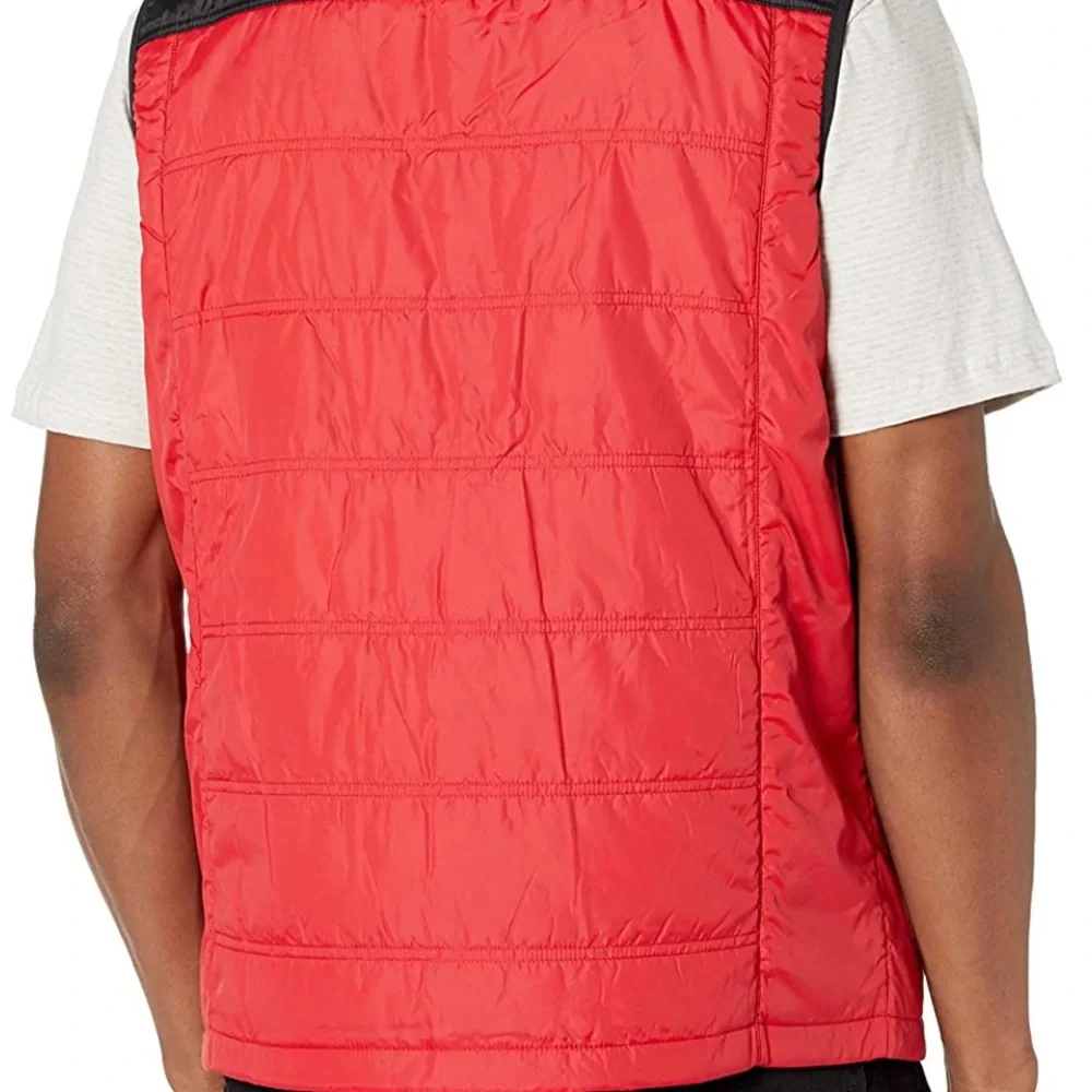 Men Wind Resistant Colorblock Vest-New